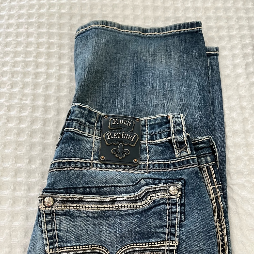 Mens Jeans Rock Revival